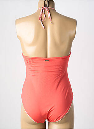 Maillot de bain 1 pièce stretch orange CARIOCA femme