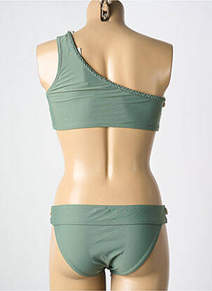 Maillot de bain 2 pièces stretch brassieres vert WILD femme
