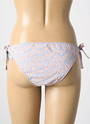 Bas de maillot de bain imprimé fleurs bikini bleu LOVE STORIES femme