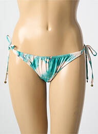 Bas de maillot de bain stretch bikini bleu LOVE STORIES femme