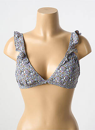 Haut de maillot de bain stretch haut soutien-gorge moulé violet LOVE STORIES femme