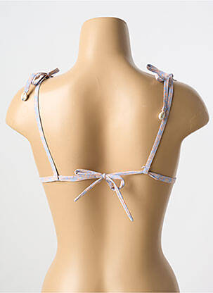 Soutien-gorge sans armature haut triangles violet LOVE STORIES femme