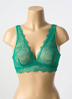 Soutien-gorge sans armature bralettes vert LOVE STORIES femme