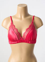 Soutien-gorge sans armature bralettes rouge LOVE STORIES femme