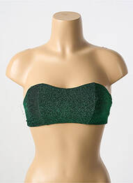 Soutien-gorge sans armature haut bandeau vert KARMA KOMA femme