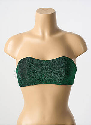 Soutien-gorge sans armature haut bandeau vert KARMA KOMA femme