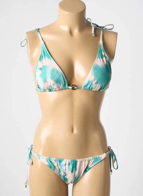 Maillot de bain 2 pièces bleu LOVE STORIES pour femme