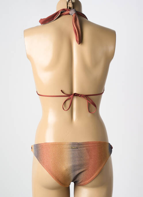 Maillot de bain 2 pièces marron CARIOCA pour femme