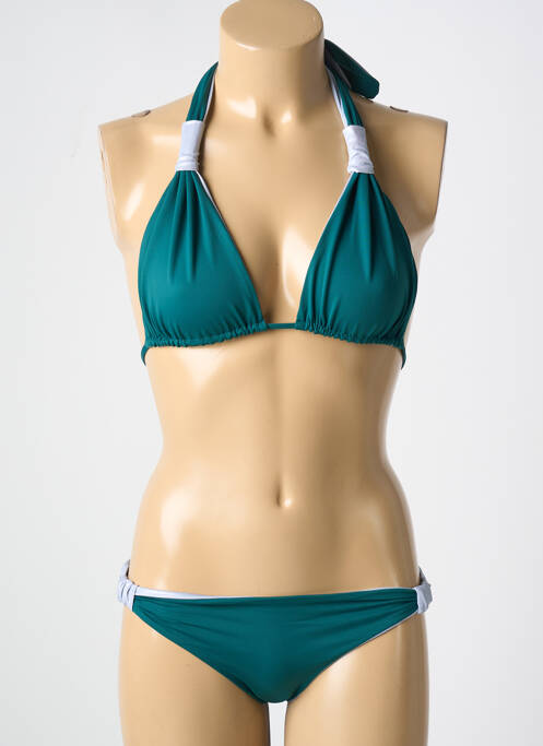 Maillot de bain 2 pièces vert CARIOCA pour femme