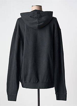 Sweat-shirt à capuche stretch manches longues noir NEWTONE femme