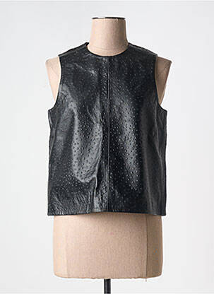 Top sans manche sans manche noir REMAIN femme