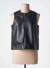 Top sans manche sans manche noir REMAIN femme