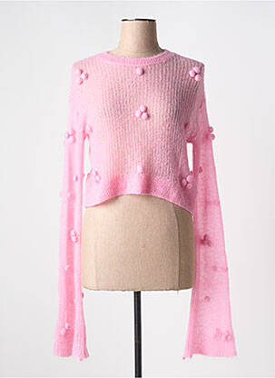 Pull rose ROTATE pour femme