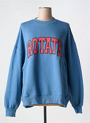 Sweat-shirt bleu ROTATE pour femme seconde vue