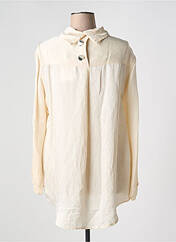 Tunique manches longues beige LAURENCE BRAS pour femme seconde vue