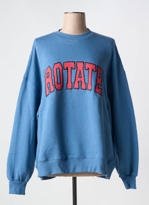 Sweat-shirt bleu ROTATE pour femme