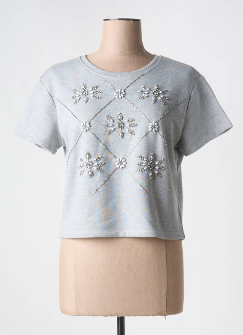 Sweat-shirt gris SOUVENIR pour femme