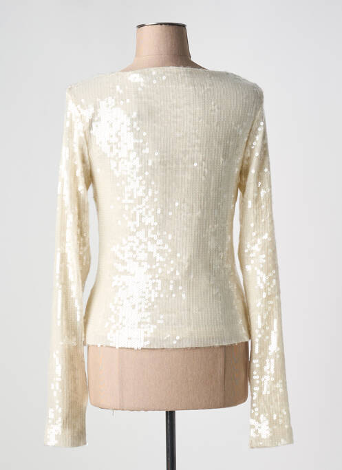 Top beige ROTATE pour femme