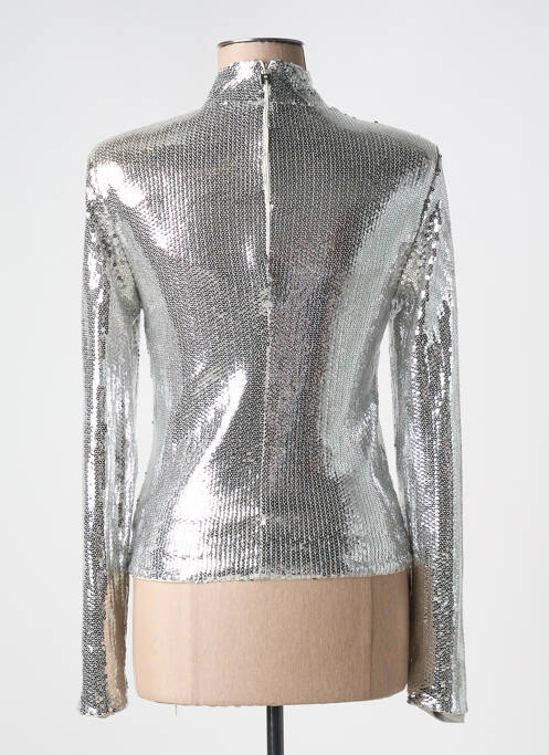 Top argent ROTATE pour femme