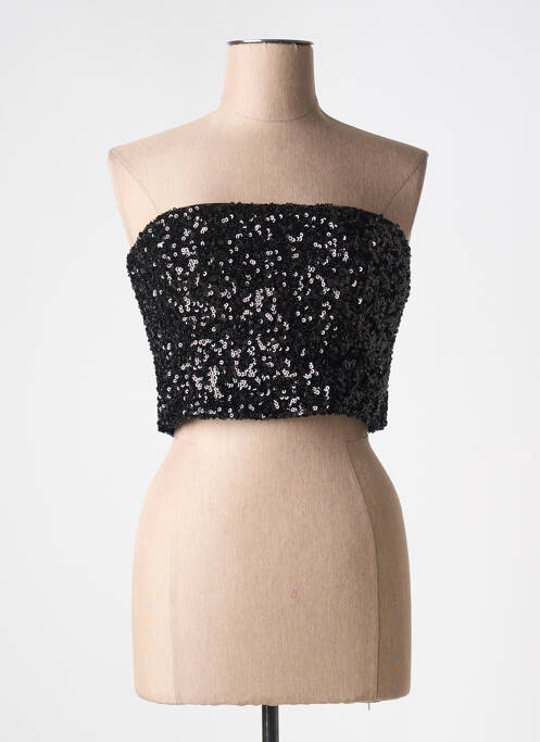 Top noir ROTATE pour femme