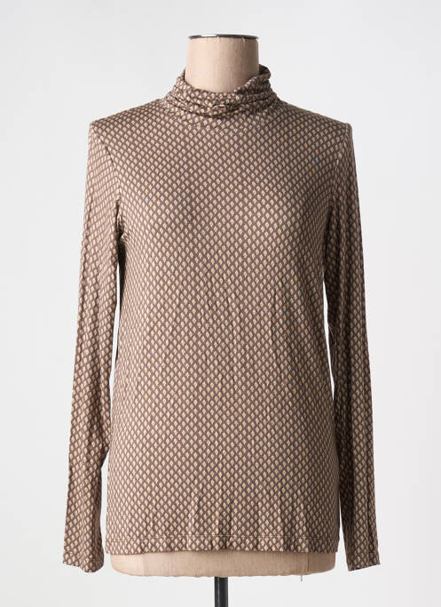 T-shirt marron CHARLIE JOE pour femme