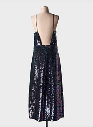 Robe longue coupe cintrée fines bretelles violet KARMA KOMA femme