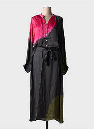 Robe longue manches longues manches longues rose NOUS ANTWERP femme