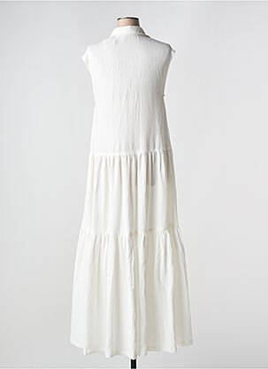 Robe longue coupe évasée sans manche beige SAINT JACQUES femme