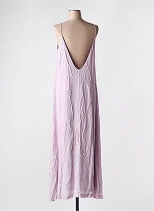 Robe longue coupe fluide fines bretelles violet KARMA KOMA femme