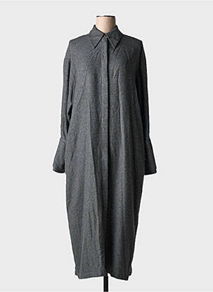 Robe longue manches longues manches longues gris PHISIQUE DU ROLE femme
