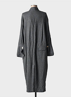 Robe longue manches longues manches longues gris PHISIQUE DU ROLE femme