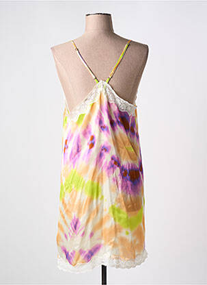 Nuisette/combinette broderie violet LOVE STORIES femme