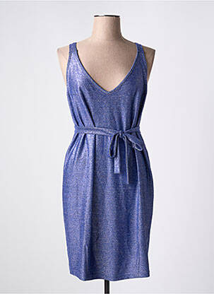 Robe courte sans manche sans manche violet KARMA KOMA femme