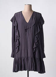 Robe courte manches longues manches longues gris ATTIC AND BARN femme