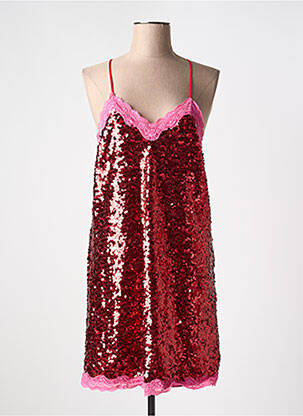 Robe courte rouge LOVE STORIES pour femme