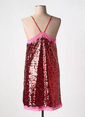 Robe courte rouge LOVE STORIES pour femme seconde vue