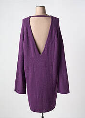 Robe pull violet KARMA KOMA pour femme seconde vue
