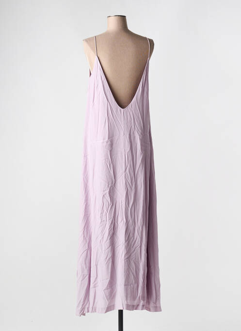 Robe longue coupe fluide fines bretelles violet KARMA KOMA femme