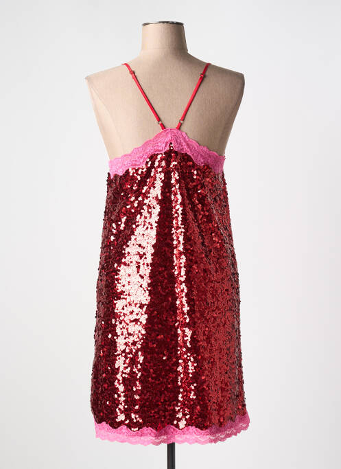 Robe courte rouge LOVE STORIES pour femme