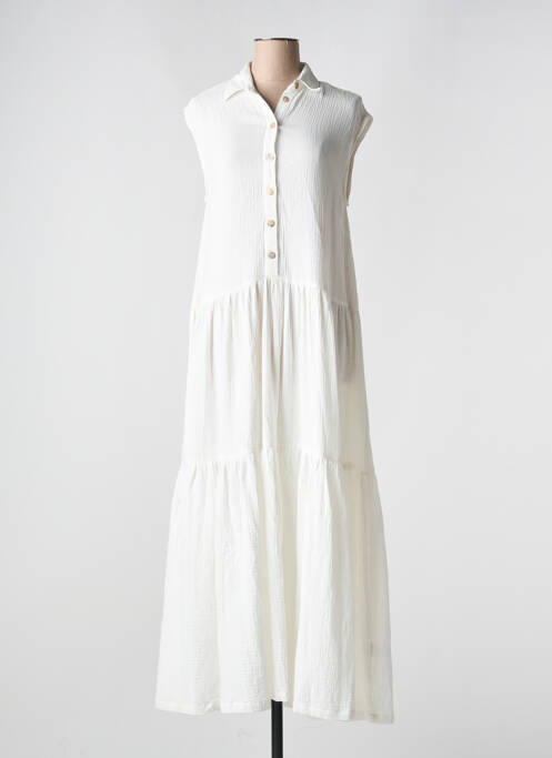 Robe longue beige SAINT JACQUES pour femme