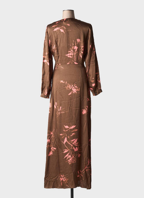 Robe longue marron ATTIC AND BARN pour femme