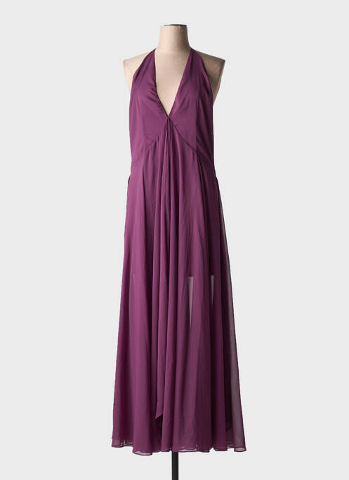 Robe longue violet ROTATE pour femme
