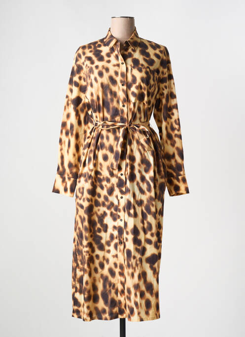 Robe mi-longue beige CHLOÉ STORA pour femme