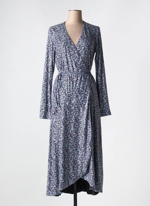 Robe mi-longue violet ROTATE pour femme