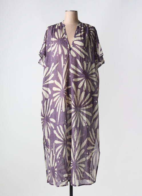 Tunique manches courtes violet DIEGA pour femme