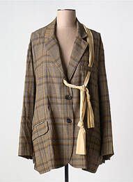 Blazer manches longues marron PHISIQUE DU ROLE femme