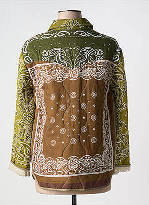 Veste casual coupe droite vert ONE OF A KIND femme