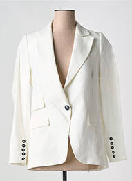 Blazer poches blanc HANA SAN femme