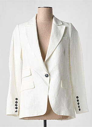 Blazer poches blanc HANA SAN femme