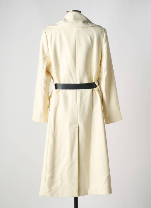 Manteau long blanc PHISIQUE DU ROLE femme
